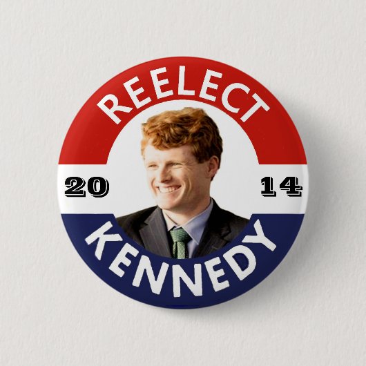 BETREFT JOE KENNEDY 2014 RONDE BUTTON 5,7 CM (Voorkant)