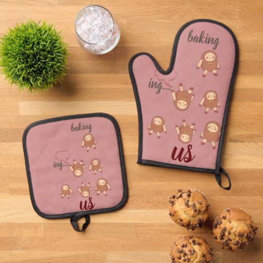 Betreft: Spud-Tastic Potato Oven Mitt Ovenwant & Pannenlap Set (Top down)