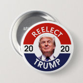 BETREFT TRUMP 2020 RONDE BUTTON 7,6 CM (Voorkant /achterkant)