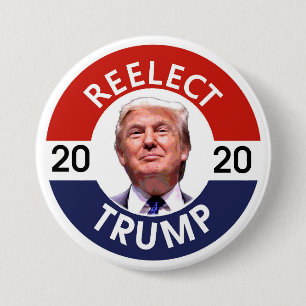 BETREFT TRUMP 2020 RONDE BUTTON 7,6 CM