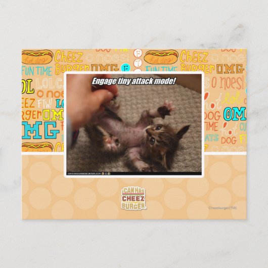 Betrek de kleine aanvalsmodus! briefkaart (Voorkant)