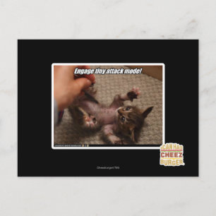Betrek de kleine aanvalsmodus! briefkaart