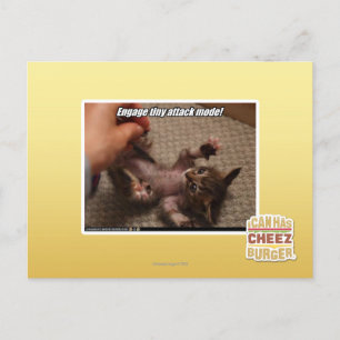 Betrek de kleine aanvalsmodus! briefkaart