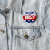 Betreurenswaardig voor Donald Trump 2016 Ronde Button 5,7 Cm (In situ)