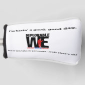 Betreurenswaardig wij Golfspelers Golfheadcover (Voorkant)