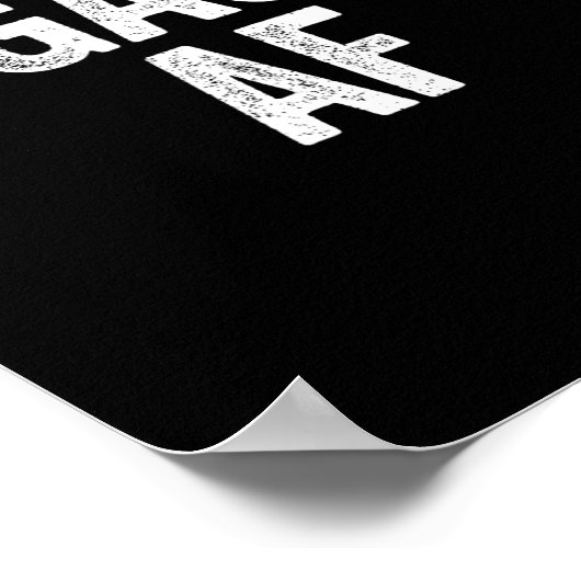 Betrokken AF Shirt Pas getrouwd bruid en bruidegom Poster (Hoek)