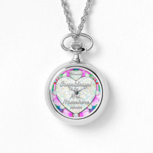 Betrokken! Bruiloft aftellen! Achternaam toevoegen Horloge