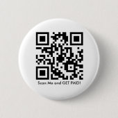 Betrokken Button QR-code (Voorkant)