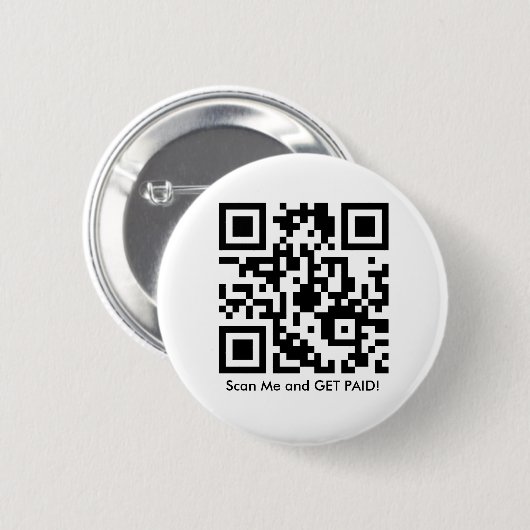 Betrokken Button QR-code (Voorkant /achterkant)