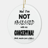 Betrokken Concertina Keramisch Ornament (Links)