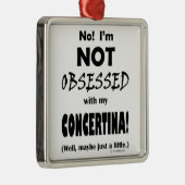 Betrokken Concertina Metalen Ornament (Rechts)