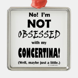 Betrokken Concertina Metalen Ornament