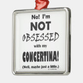 Betrokken Concertina Metalen Ornament (Links)