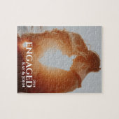 Betrokken Elegante Minimale & Moderne Paar Foto Legpuzzel (Horizontaal)