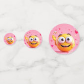 Betrokken Emoji Confetti (Voorkanten)