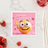 Betrokken emoji servet (Insitu)