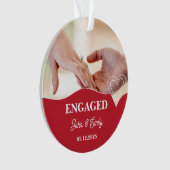 Betrokken – Jouw naam, geboortedatum en foto toevo Ornament (voorkant)