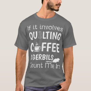 Betrokken kanaalkoffie en Gerbils tellen me in T-shirt