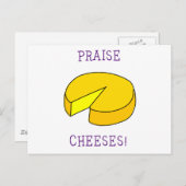 Betrokken kazen briefkaart (Voorkant / Achterkant)