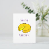 Betrokken kazen briefkaart (Staand voorkant)