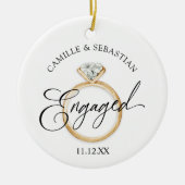 Betrokken! Kerstfoto Ornament (Voorkant)