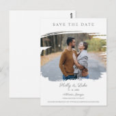 Betrokken koppel en gesimuleerde borstel voor het  briefkaart (Voorkant / Achterkant)