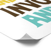 Betrokken me Inspirerend prijsopgave Poster (Hoek)