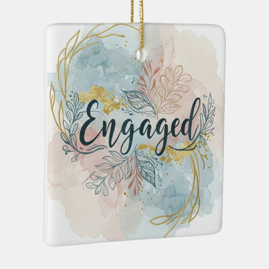 Betrokken ornament met gepersonaliseerde foto (Rechts)