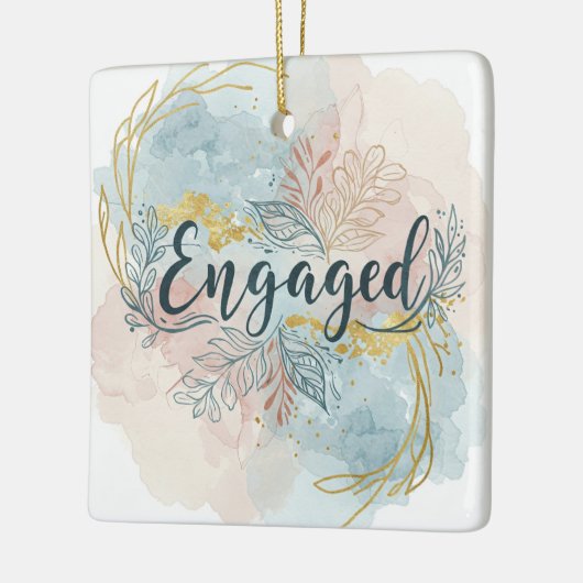 Betrokken ornament met gepersonaliseerde foto (Links)