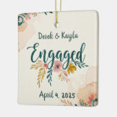 Betrokken ornament met gepersonaliseerde foto (Links)