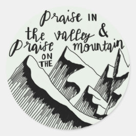 Betrokken Ronde Sticker