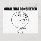 Betrokken uitdaging briefkaart (Voorkant)