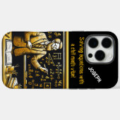 Betrokken Wiskunde docent inspireert studenten Case-Mate iPhone Case (Achterkant (horizontaal))