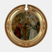 Betrothal of Mary and Joseph Advent Jesse Tree Metalen Ornament (Voorkant)