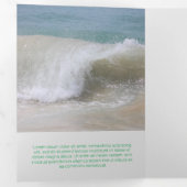 Betrouwbaar groen bedrijf drieluik kaart (Binnenzijde eerst)