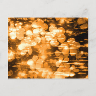 Betrouwbaar Sinaasappel Bright Floral maken Briefkaart