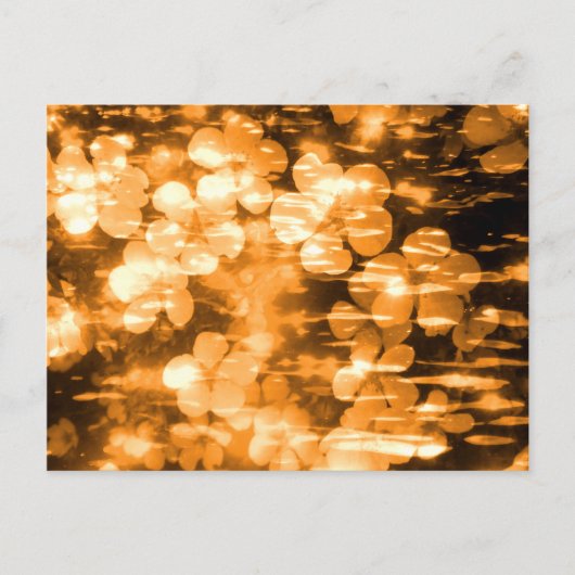 Betrouwbaar Sinaasappel Bright Floral maken Briefkaart (Voorkant)