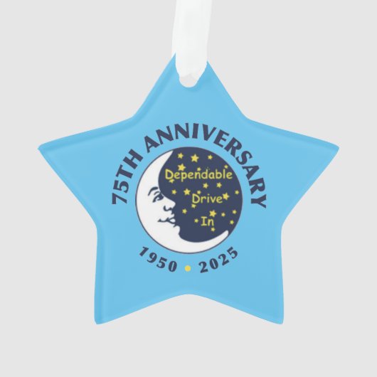 Betrouwbaar station in 70e Jubileum Star-versierin Ornament (achterkant)