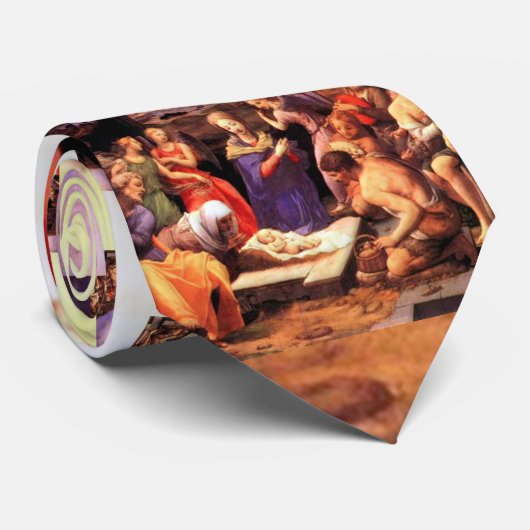 Betrouwbaarheid van de herders - Bronzino Stropdas (Opgerold)