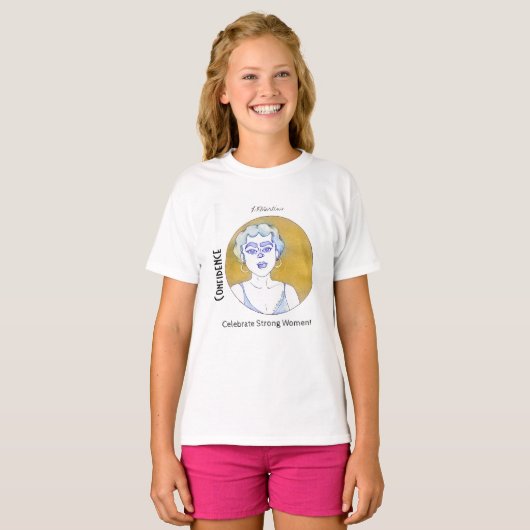 Betrouwbaarheidsviering Sterk Vrouwelijk Collectie T-shirt (Voorkant volledig)