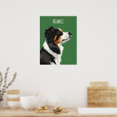 Betrouwbare Australische Herder Poster (Keuken)