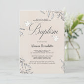 Betrouwbare botanische religieuze uitnodiging (Staand voorkant)