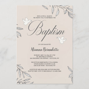 Betrouwbare botanische religieuze uitnodiging