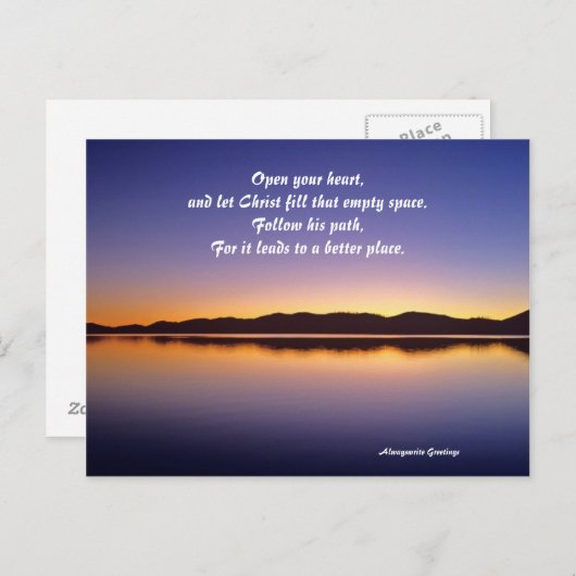 Betrouwbare briefkaarten (Voorkant / Achterkant)