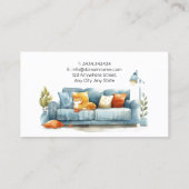 Betrouwbare CAT Sitter Care Schattige en Kawaii Visitekaartje (Achterkant)