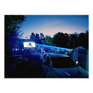Betrouwbare Drive In 75ste Verjaardag Print Foto Afdruk