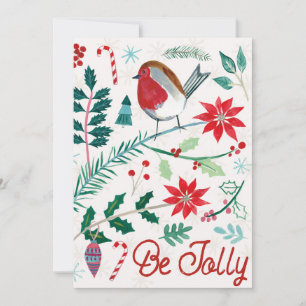 Betrouwbare feestdag - Wees blij Feestdagenkaart