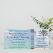 Betrouwbare instapkaart bestemming kaart (Staand voorkant)