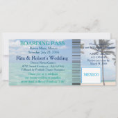 Betrouwbare instapkaart bestemming kaart (Voorkant)