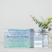 Betrouwbare instapkaart bestemming kaart (Staand voorkant)